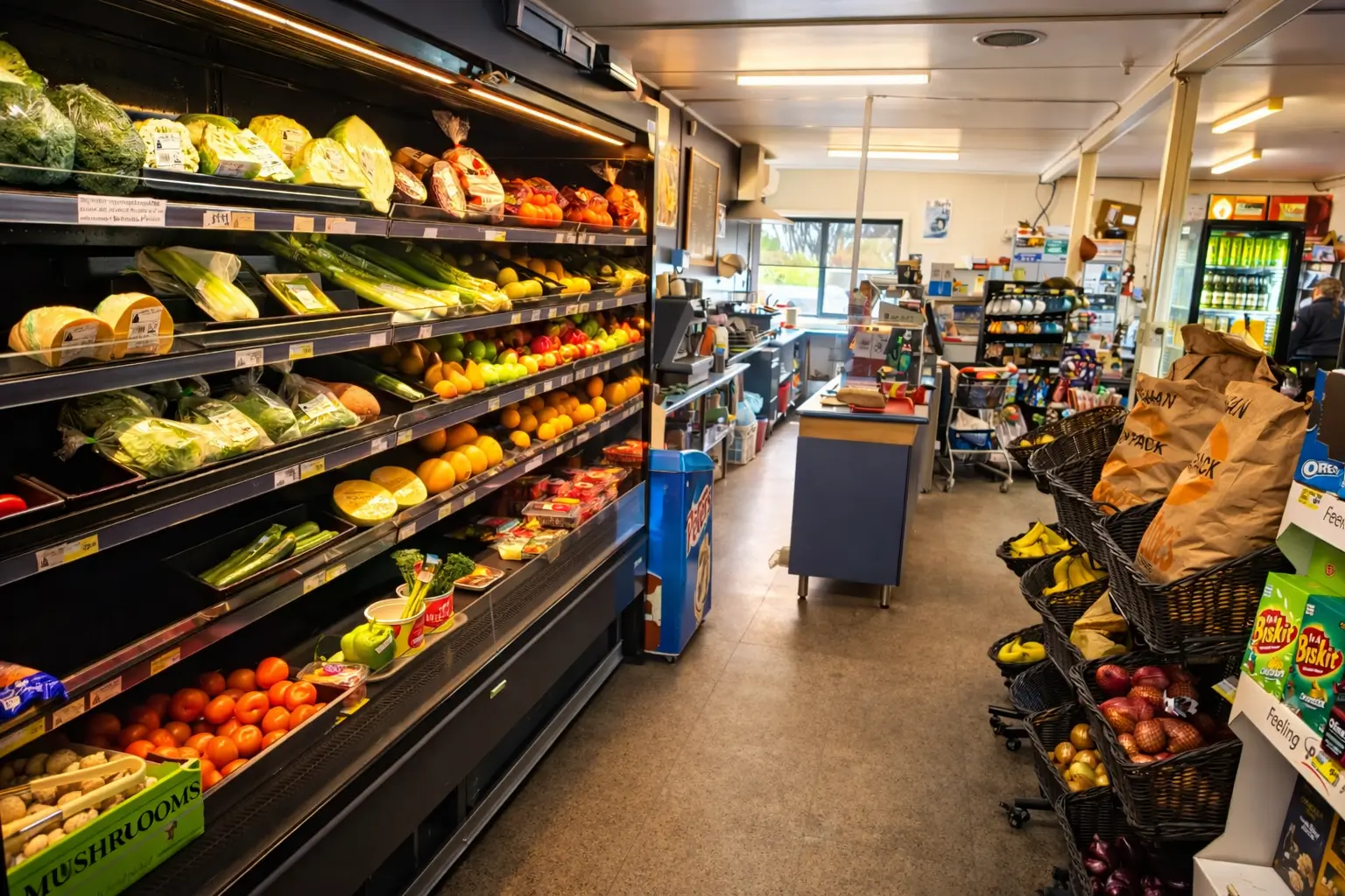 Fresh produce ready for your weekend away